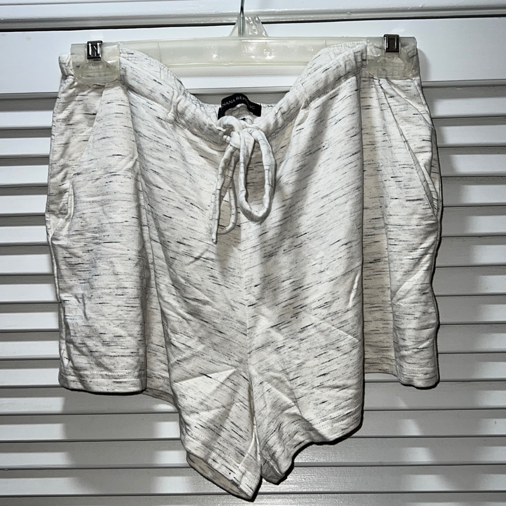 Banana Republic marble lounge shorts